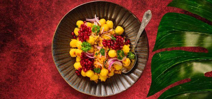 Salată cu cartofi Pom' Noisettes, linte și vinegretă cu lămâie